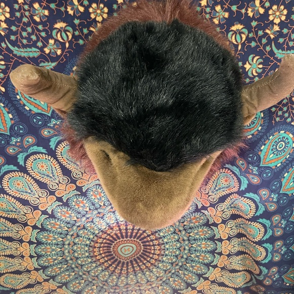 Stuffed Bison Wall Hanging - Picture 2 of 5